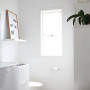 bathroom inspiration, bathroom ideas, black and white bathroom, white bathroom ideas, resene