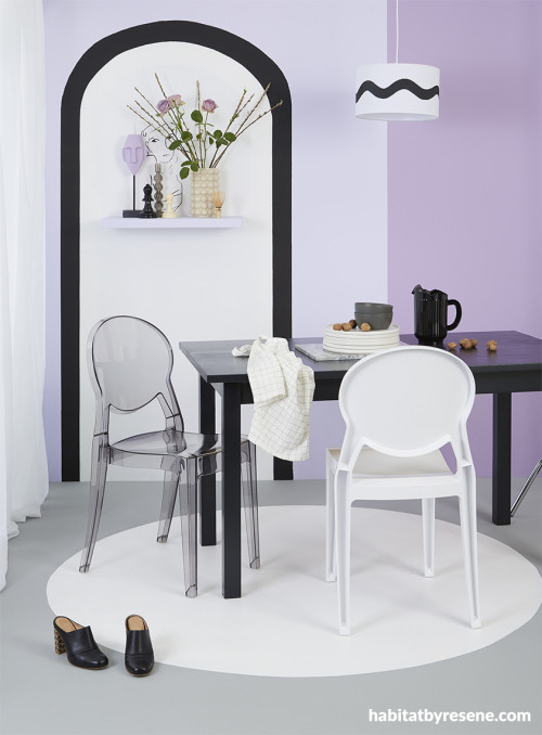 dining room inspiration, purple interior ideas, interior trends, dining room decor, interior design